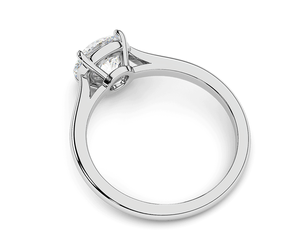 The Chloe Four Prong Solitaire