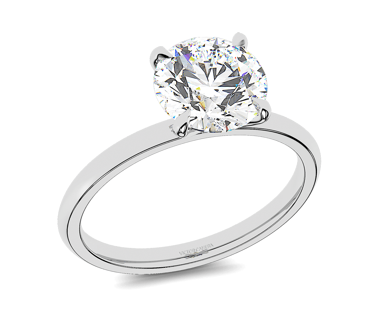 The Yvonne Knife Edge Solitaire